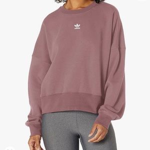 adidas Women's Adicolor Essentials Fleece Crew Sweatshirt